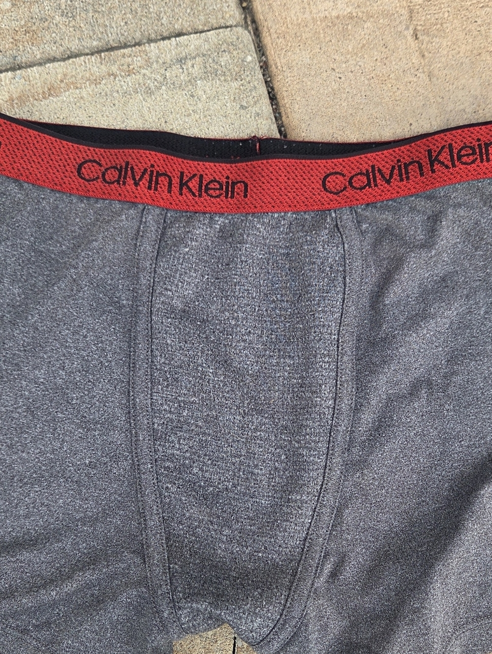 Calvin Klein boy's Gray Boxer Briefs